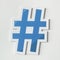 Hashtag digital media feed icon