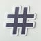 Hashtag digital media feed icon