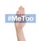 Hashtag MeToo conceptual image