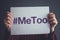 Hashtag MeToo conceptual image