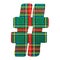 Hashtag # - Scottish style fabric texture Alphabet Symbol Character on White Background