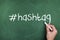 Hashtag Social Media Sign
