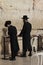 Hasidic Jews at the Western wall