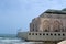 Hassan II mosque partially built on the sea.