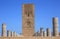 The Hassan Tower, Rabat, Morocco. UNESCO World Heritage site.