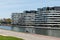 Hasselt, Limburg, Belgium - Contemporary luxurious apartment blocks at the bank of the ALbert Canal