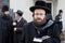 Hassidic orthodox jews celebrating during Hasidic holiday