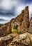 Hastings Castle in the town of Hastings, East Sussex.