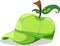 Hat apple fantasy party vector