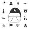 hat with ear flaps icon. Detailed set of Russian culture icons. Premium graphic design. One of the collection icons for websites,