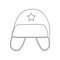 hat with ear flaps icon. Element of Russia for mobile concept and web apps icon. Outline, thin line icon for website design and