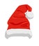 Hat of Santa Claus Closeup Vector Illustration