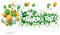 Hat Shamrocks Happy St Patricks Day Balloons Header