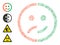 Hatch Bipolar Emotion Icon Vector Collage