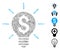 Hatch Collage Business Idea Bulb Icon