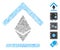 Hatch Collage Ethereum Bank Roof Icon