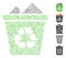 Hatch Collage Full Recycle Bin Icon