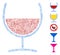 Hatch Collage Red Wine Glass Icon