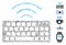 Hatch Collage Wireless Keyboard Icon