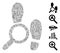 Hatch Mosaic Explore Footprints Icon