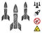 Hatched Missiles Vector Mesh
