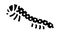 hatchlings silkworm glyph icon animation