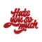Hate you so much. Vector hand drawn lettering isolated