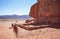 Hathor`s Temple at Timna Park in Israel