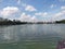 Hatirjheel day time beautiful bridge view from the boat