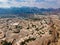 Hatta town aerial cityscape in Dubai emirate of the UAE