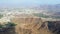 Hatta town showing behind Hajar mountains in Hatta enclave of Dubai in the UAE