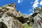 Hatun Machay stone forest in Ancash Peru.