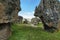 Hatun Machay stone forest in Ancash Peru.