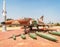 HATZERIM, ISRAEL - APRIL 27, 2015: Israel Air Force Kfir C7 fighter jet on display in the Israeli Air Force Museum. Kfir is the f