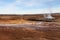 Haukadalur (geysir, geyser) valley, Golden Circle, Iceland