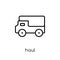 haul icon from Transportation collection.