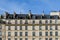 The Haussmann buildings of Ile Saint Louis , Europe, France, Ile de France, Paris, in summer on a sunny day