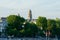 The Haussmann buildings of Paris , Europe, France, Ile de France, Paris, in summer on a sunny day