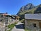 Hautes Alps traditional village, Pralognan la Vanoise National Park, France