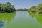 Hauz Khas water tank reservoir in New Delhi, India