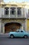 HAVANA, CUBA - 20 December 2016 : Old American cars are still a common sight in the backstreets of Havana, Cuba. Many are used as