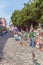 HAVANA, CUBA - APRIL 1, 2012: Antique books market