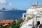 Havana / Cuba - August 15 2018: The 12 Apostles Defense Battery, in Havana Bay entrance.