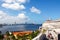 Havana / Cuba - August 2018: The 12 Apostles Defense Battery, in Havana Bay entrance.