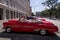 Havana, Cuba. Colorful classic 1950`s cars