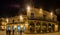 HAVANA, CUBA - FEB 20, 2016: Panorama of Plaza de la Catedral square in Habana Vieja