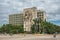 HAVANA, CUBA - FEBRUARY 17, 2018 - Steel memorial of Che Guevara, with the quotation Hasta la Victoria Siempre Until the