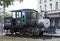HAVANA, CUBA - JANUARY 27, 2013: old steam locomotive at the center of Havana