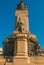 HAVANA, CUBA - MARCH 2018: Jose Miguel Gomez monument in Avenue of the Presidents. Monumento a Jose Miguel Gomez