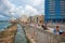 HAVANA, CUBA - OCTOBER 20, 2017: Malecon Street in Havana, Cuba. People ad Caribbean Sea Coastline.